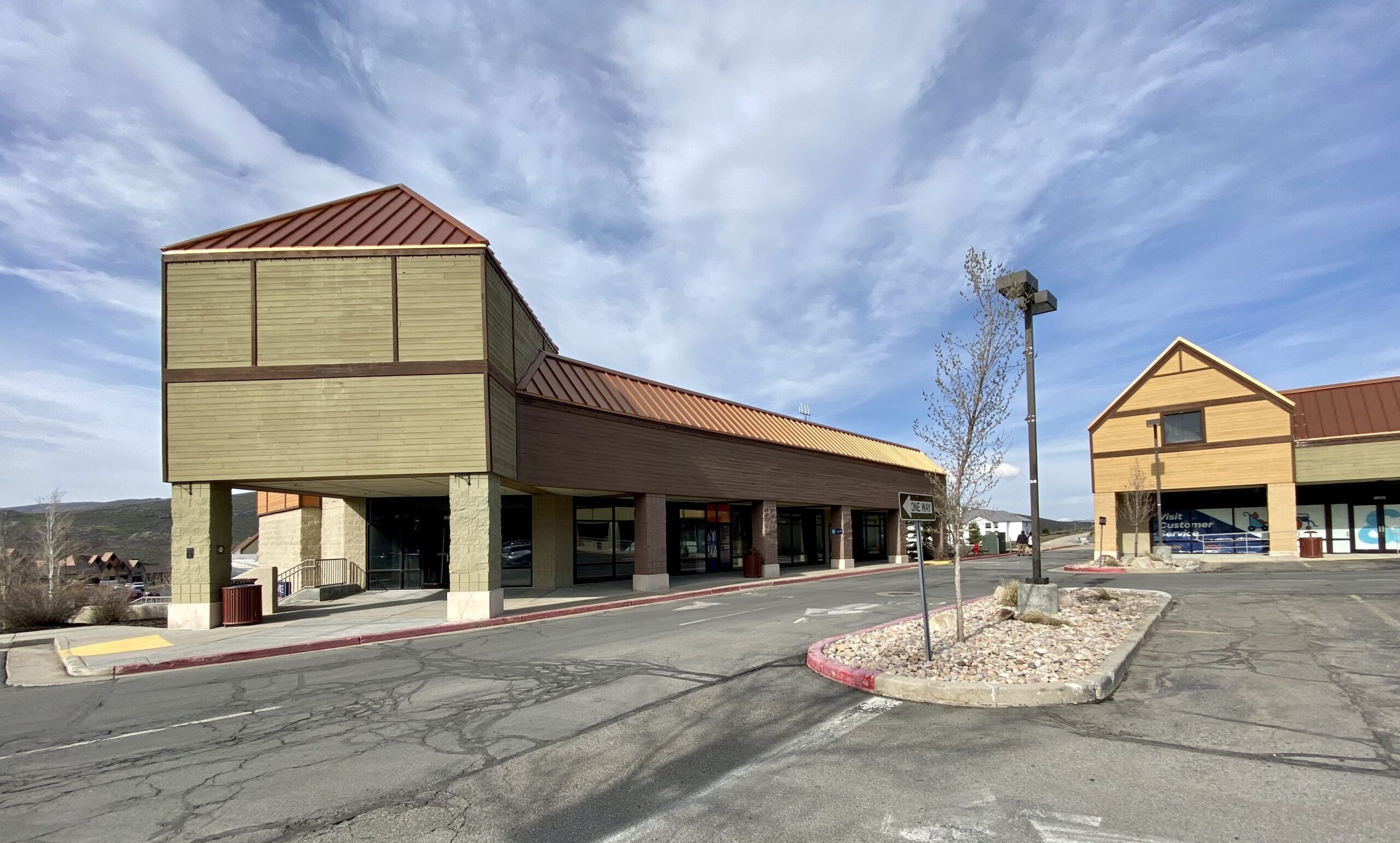 Empty store fronts at the Outlets Park City. Since spring of 2024, the Outlets have announced 6 new stores filling in some of the vacant spots, with more coming.