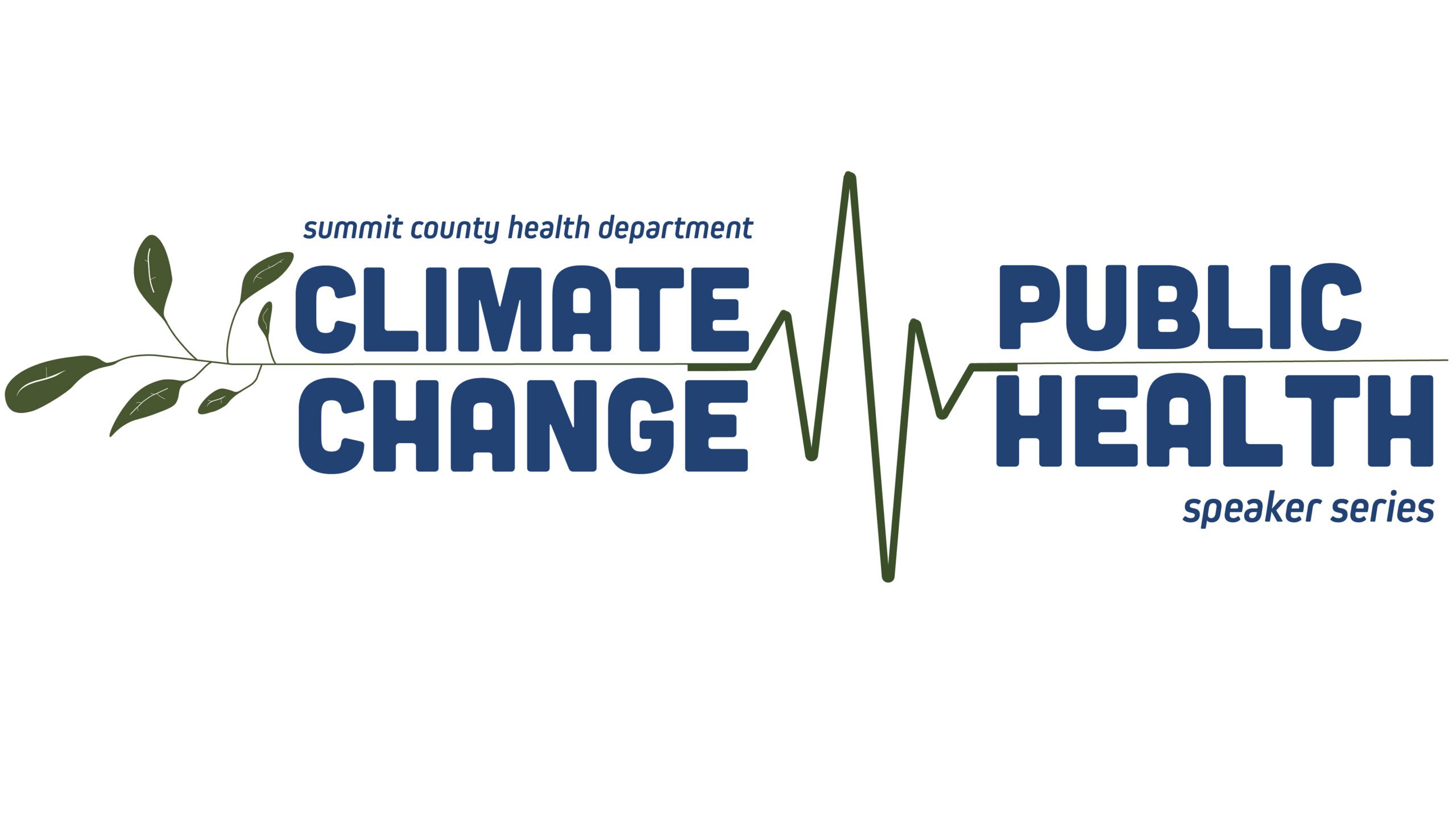 The Summit County Health Department is hosting a Climate Change and Public Health Speaker Series.