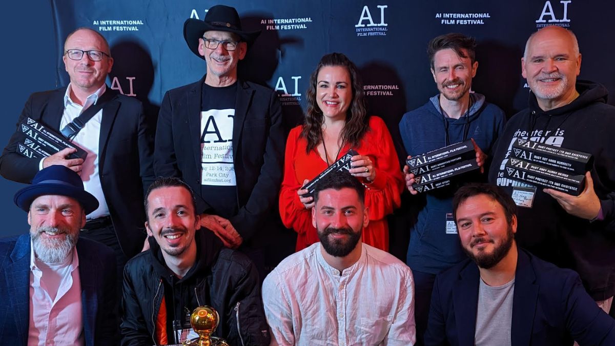 Winners of the inaugural AI International Film Festival, held in Park City May 11-14, 2023.