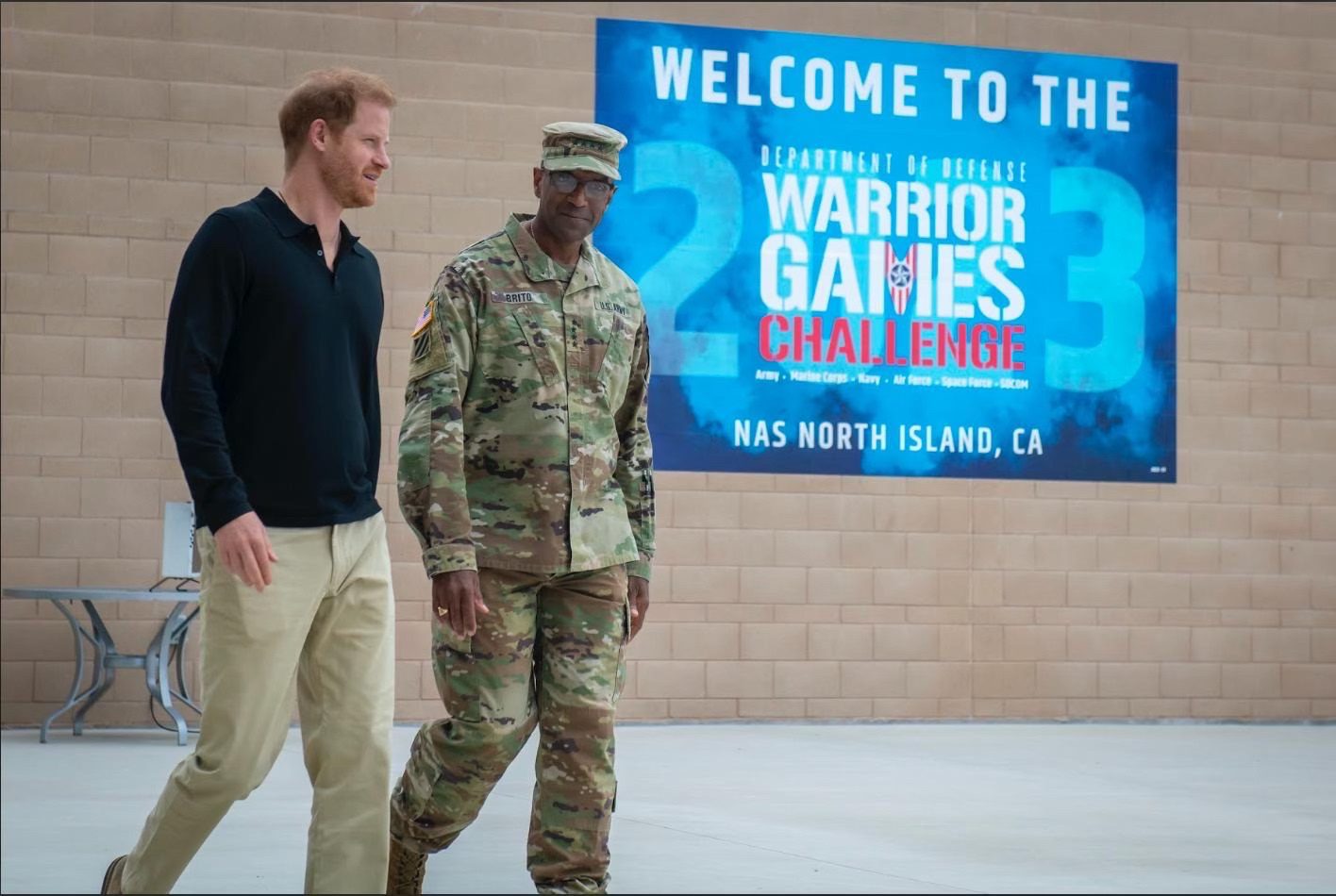 Prince Harry cheered on the athletes competing at San Diego's Warrior Games sponsored by the Department of Defense.