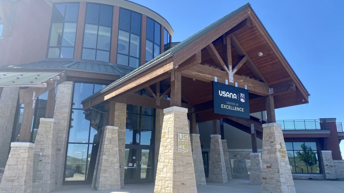 US Ski and Snowboard headquarters building in Park City, UT. mere miles from a J.Crew outlet store.