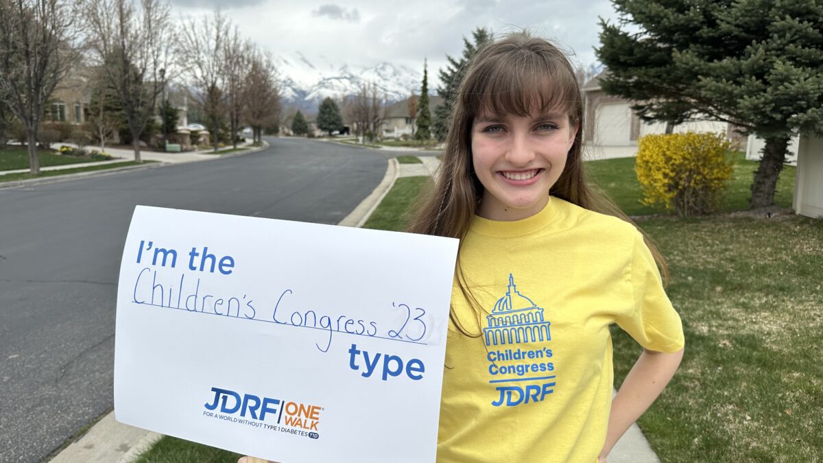 With dreams of becoming the first person with T1D in space, Laila is headed to Washington D.C.