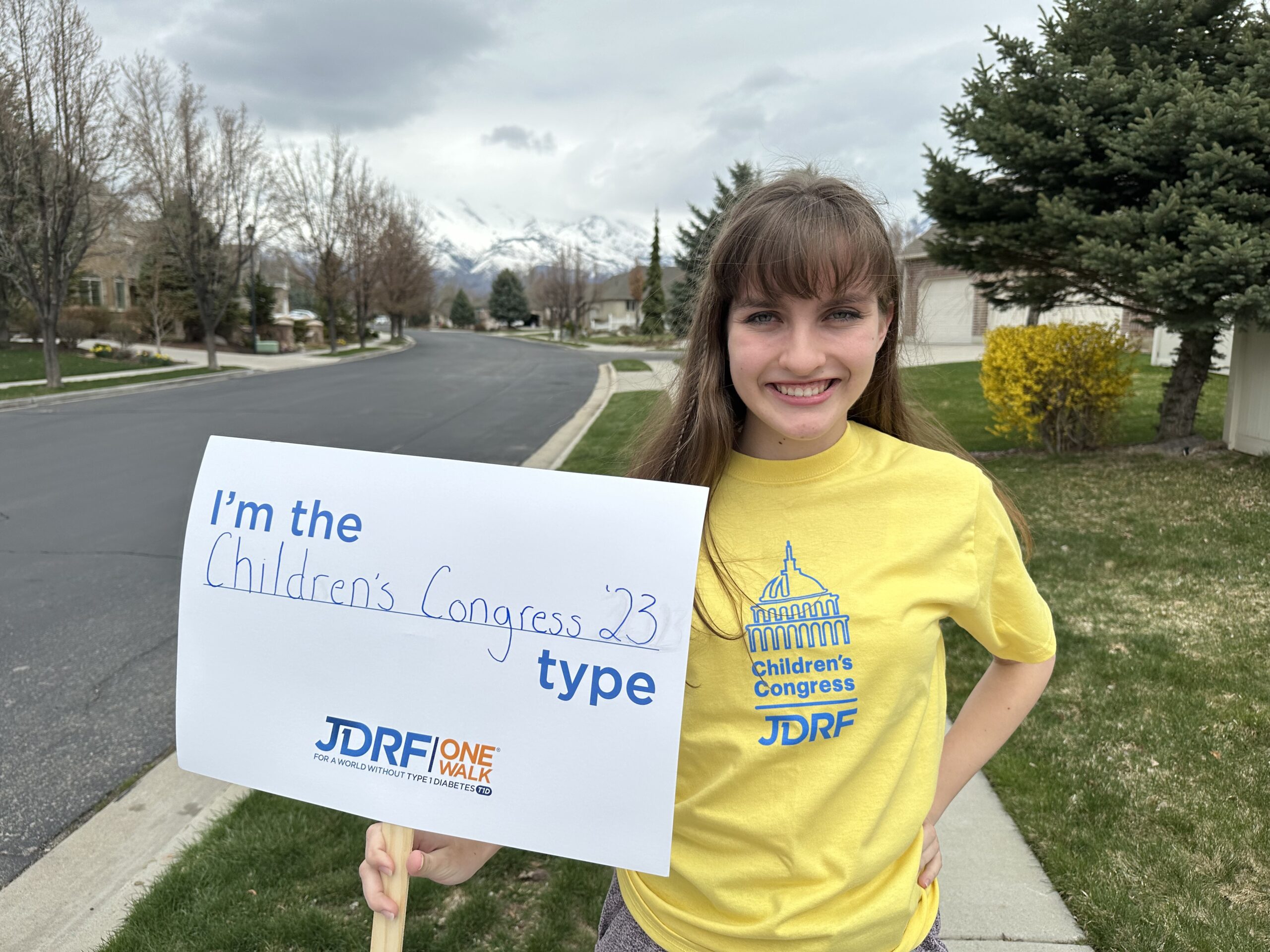 With dreams of becoming the first person with T1D in space, Laila is headed to Washington D.C.