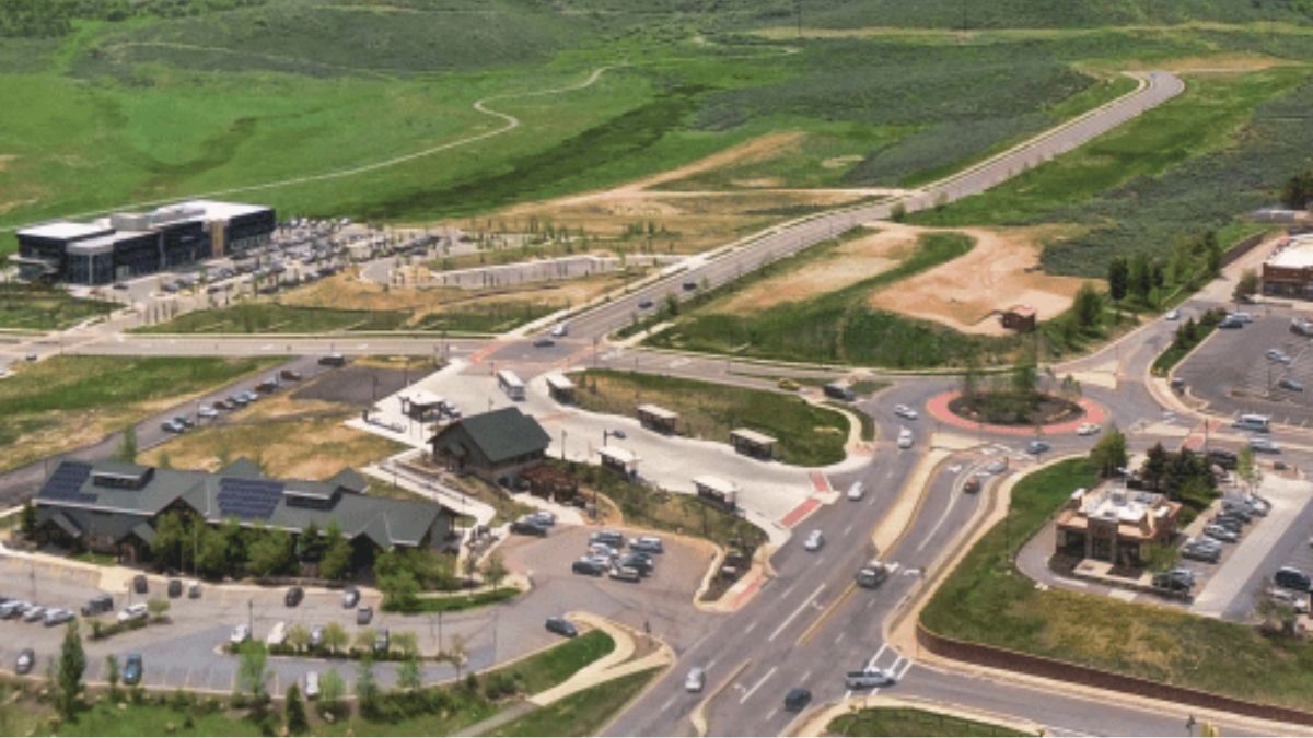 The general area of Kimball Junction that the Dakota Pacific project will develop if given the 'green light' sits to the west and south of the Skullcandy building.