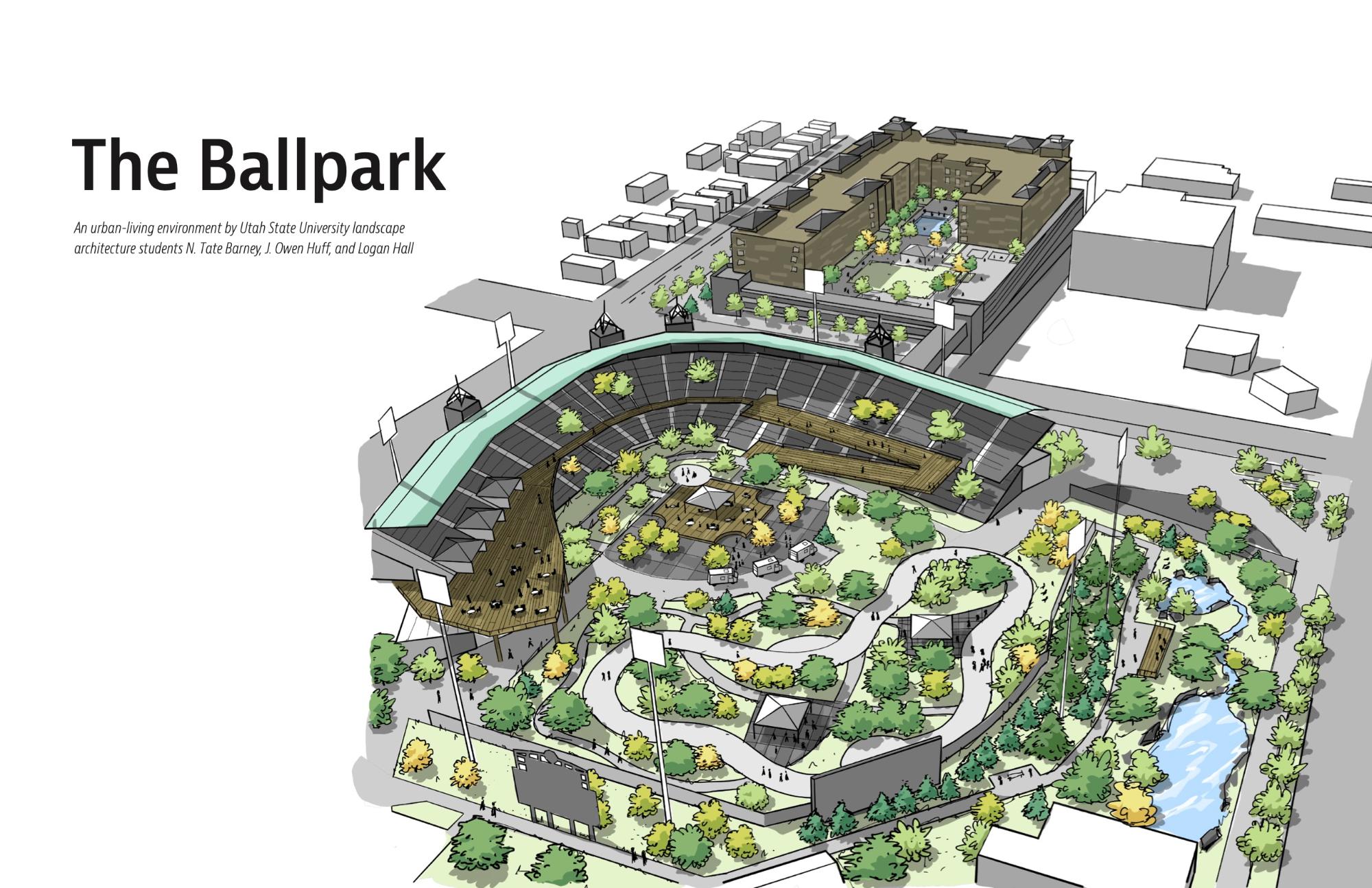 Salt Lake City's Ballpark revitalization plan would create a festival  street