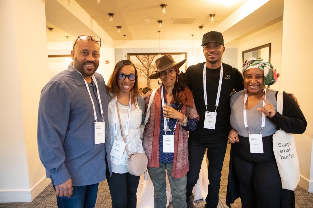 Revice Jordan was chosen among 100 entrepreneurs throughout the country to attend a Meta gathering on Capitol Hill (L-R: Chevalo Wilsondebriano, Monique Wilsondebriano , Tiffany Rachann, Revice Jordan, and Erica Krutu Davies.)