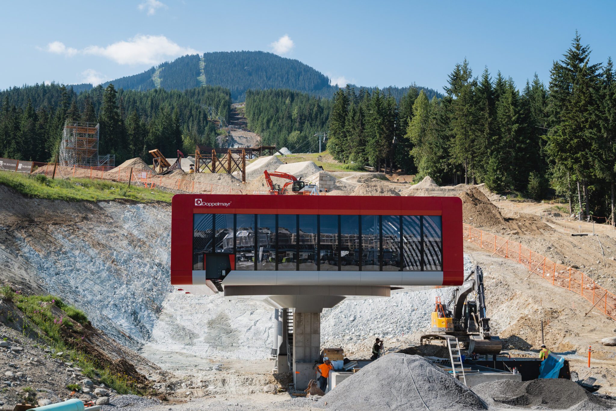 The 8-Pack Chairlift once destined for Park City Mountain being installed at Whistler Blackcomb