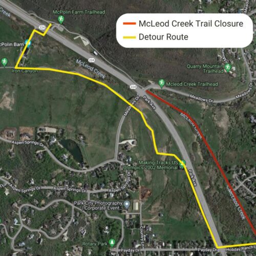 McLeod Creek Trail to remain closed for construction TownLift, Park City News