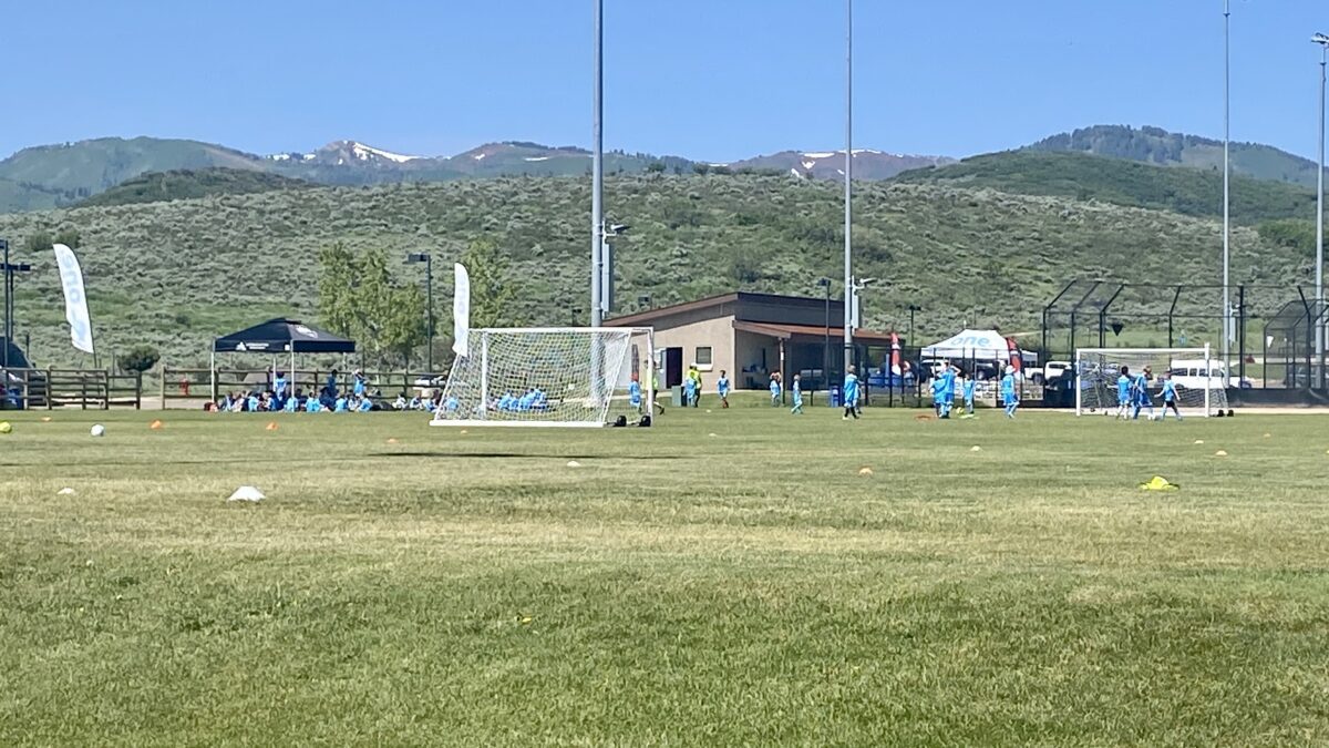 One Soccer Camp at the Sports Complex, hosted by the Park City Soccer Club.