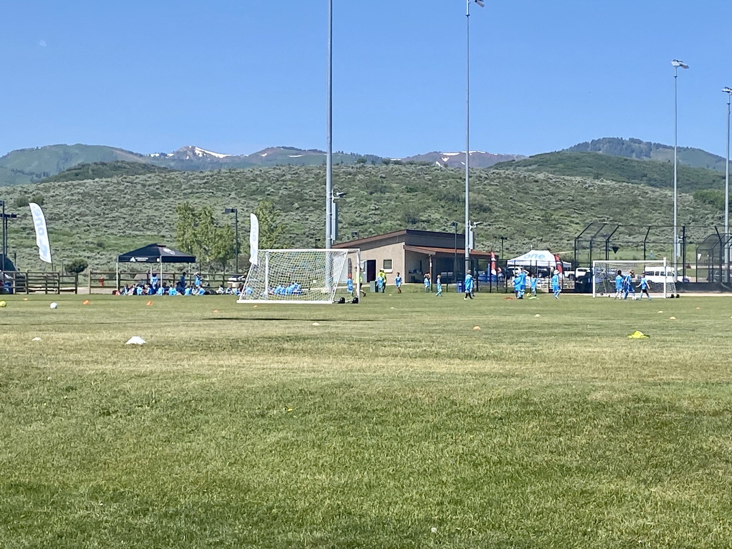 One Soccer Camp at the Sports Complex, hosted by the Park City Soccer Club.