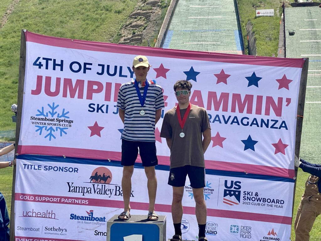 Skyler Amy, Root Roepke, Steamboat Springs, Nordic Combined, July 4.