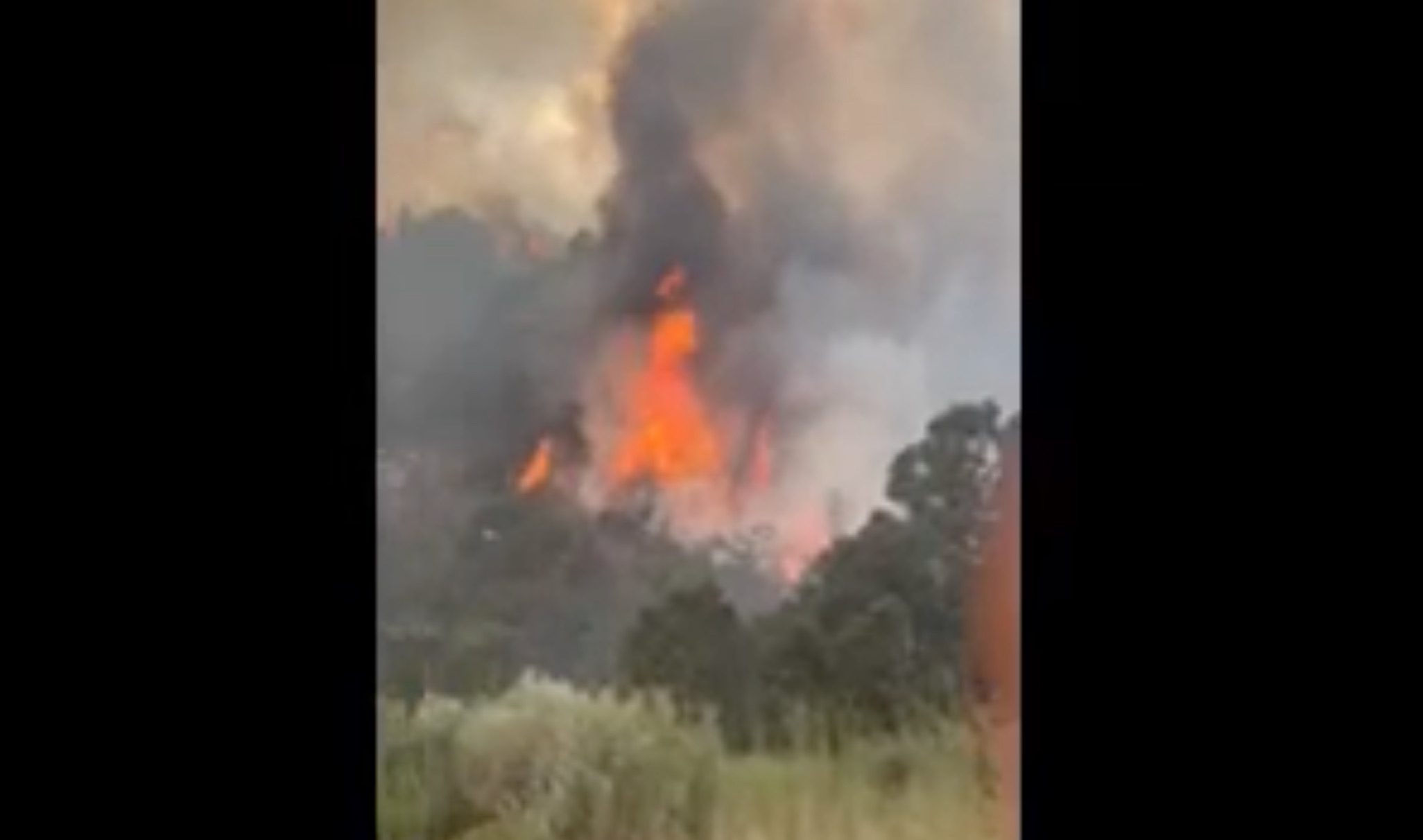 Sunny Cove Fire Spurs Evacuation of Mustang Campground At Flaming Gorge Reservoir.