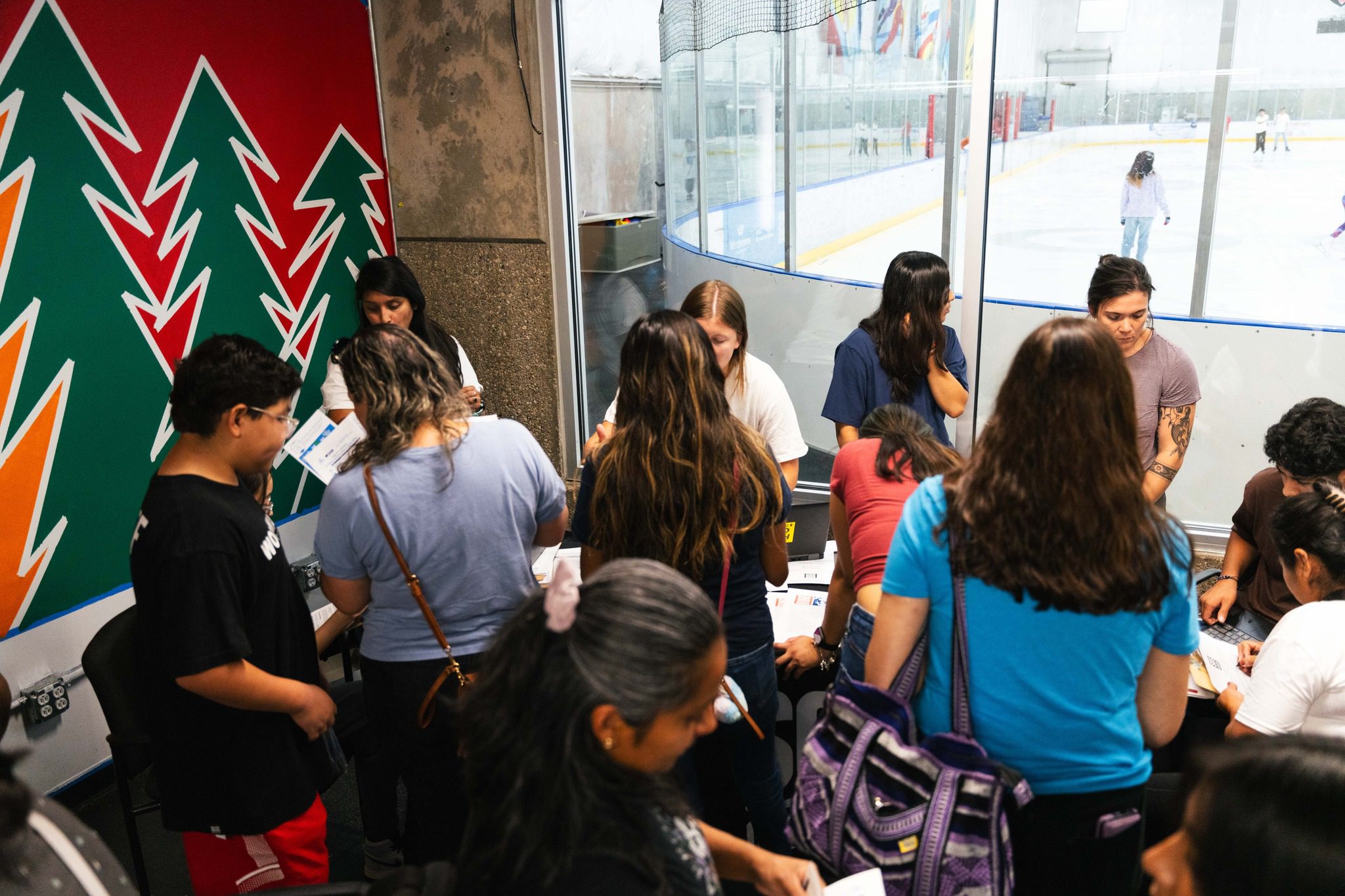 Solomon Fund's Super Sunday Sign up event hosted by the Park City Community Fund at the Park City Ice Arena.