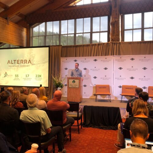 Jared Smith, Alterra CEO at the announcement regarding Deer Valley and Mayflower.