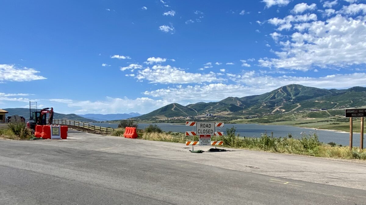 Ross Creek entrance to Jordanelle Reservoir's State Park will have a new gate to access it's new features.