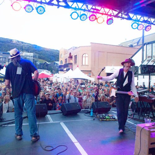 Fat Paw Band Performs live at the Kimball Arts Festival in Downtown Park City