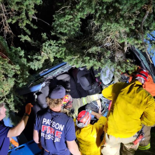 Four teens expected to survive after 100' crash in Payson Canyon