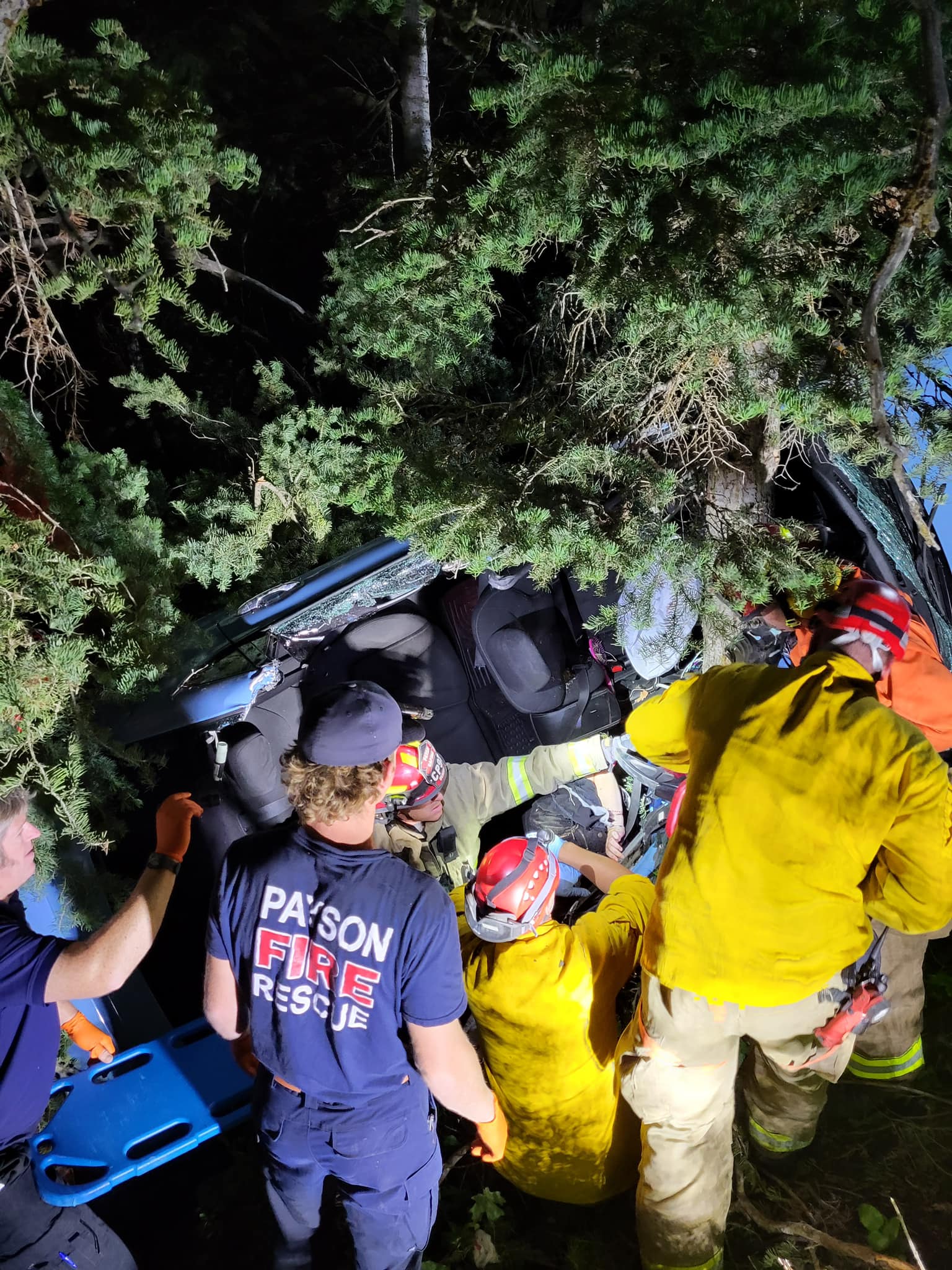 Payson Canyon car crash involving four teens