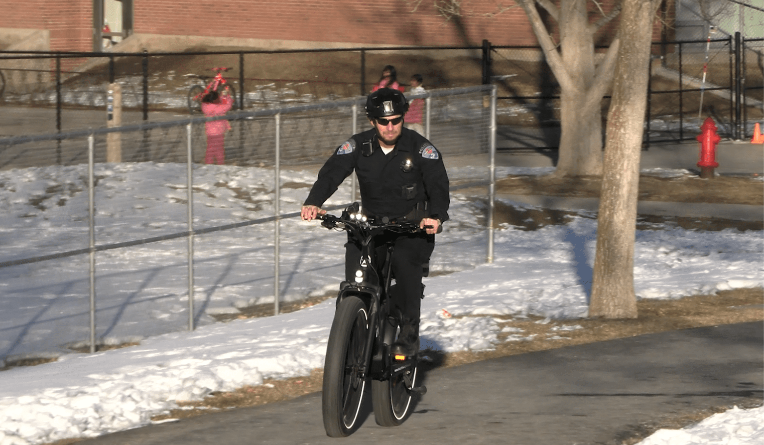 Officer Mike McComb with the Park City Police Department gives tips on safely operating E-bikes.