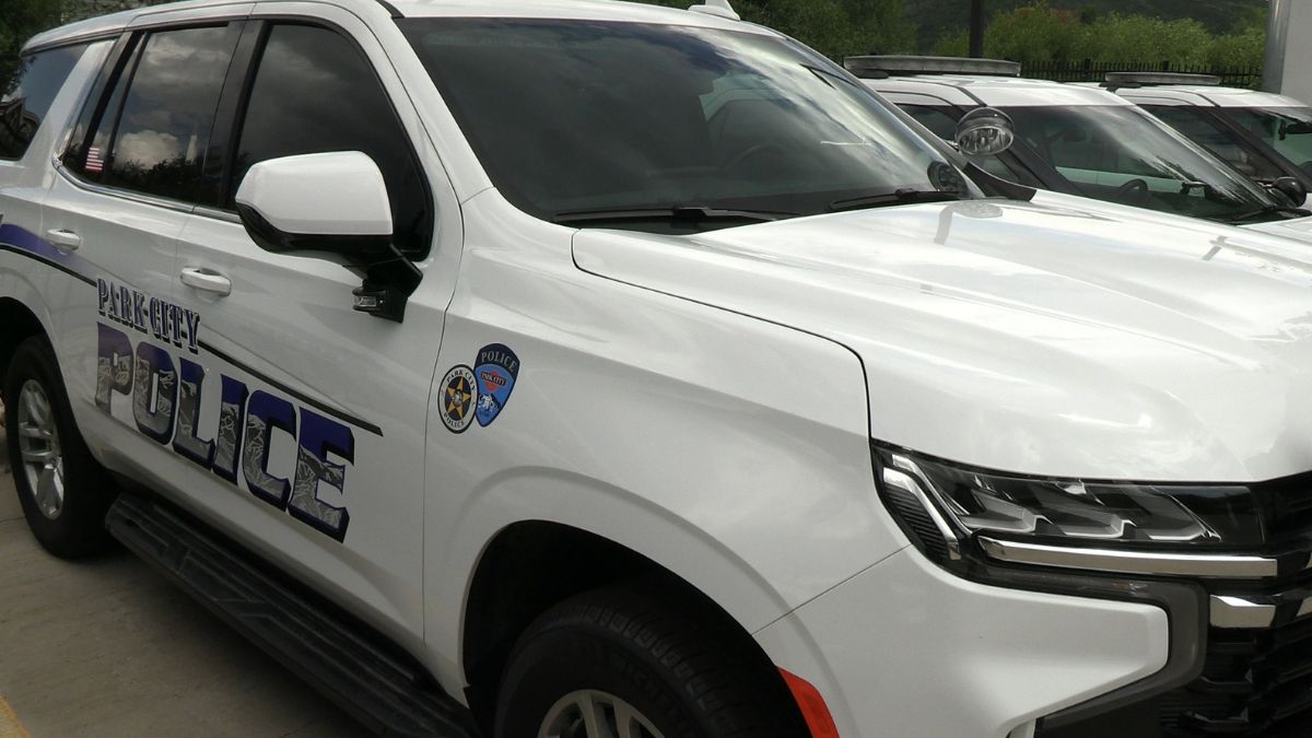 Park City Police Department vehicles will now sport updated decals, August 2023.
