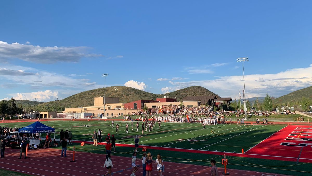 The Park City High School vs. Wasatch High School 2023-24 football season opening game, August 11, 2023.