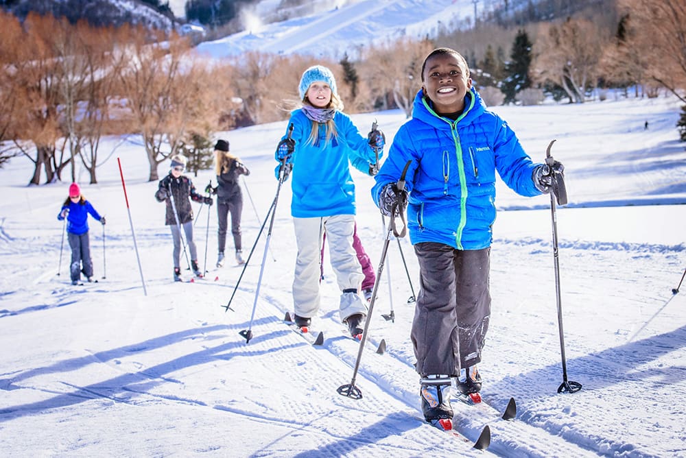 Cross country skiing in Park City with the after school program Youth Sports Alliance (YSA) which is competing with four other out-of-state nonprofits for a new car to transport kids and gear to venues around the county.