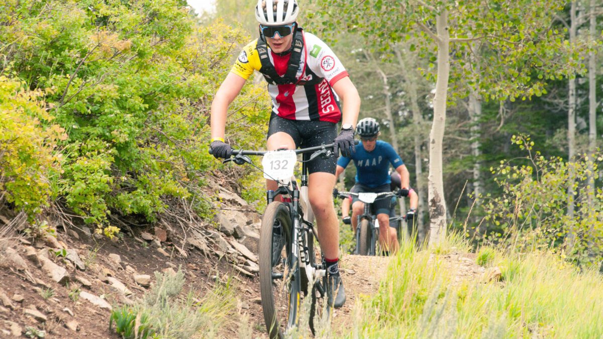 18-year-old Hale Nickell finished 10th in the Male 29 and under category. Park City Point 2 Point Mountain Bike Race