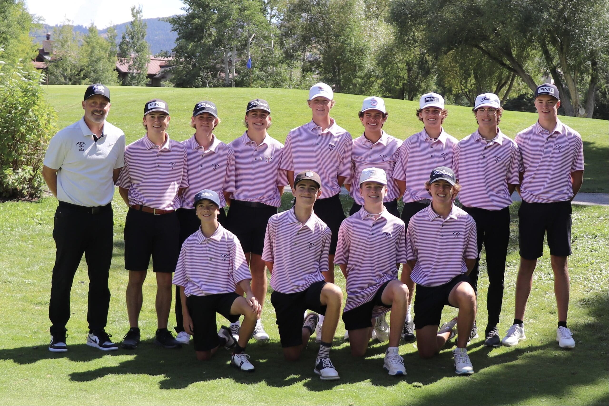 The Historic Boy's Park City High School Miners Golf.Team, at the Park City Municipal Course, who posted the lowest score in 20 years.