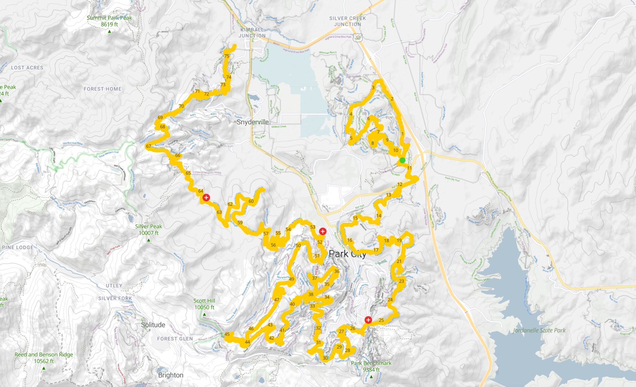 tioga mountain bike trail map