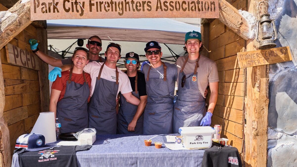 Park City Fire at the 2022 Utah Firefighter Chili cookoff.