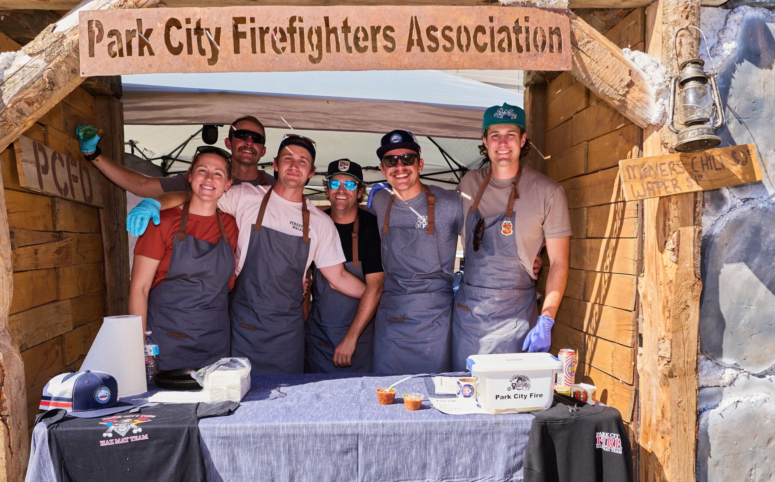 Park City Fire at the 2022 Utah Firefighter Chili cookoff.