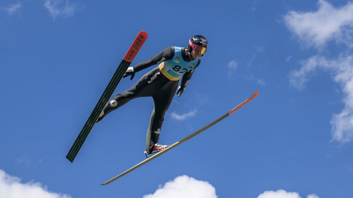 USA Nordic/U.S. Ski and Snowboard Team athletes competing in the FIS Summer Grand Prix in Europe.