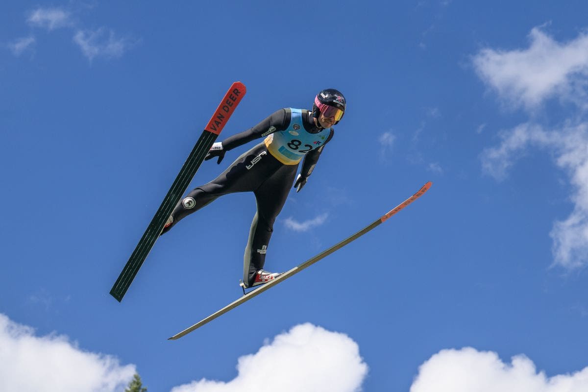 USA Nordic/U.S. Ski and Snowboard Team athletes competing in the FIS Summer Grand Prix in Europe.