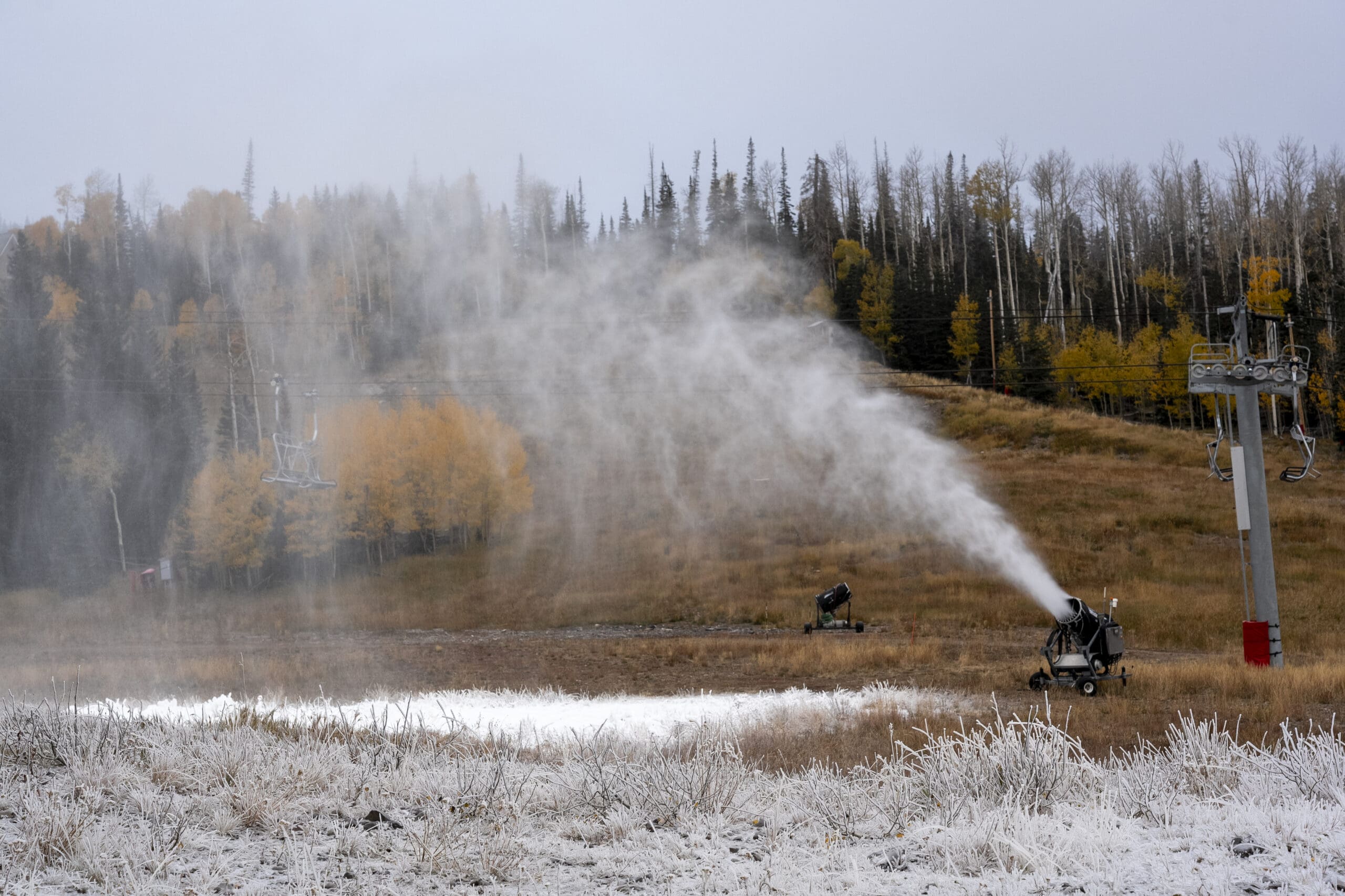 Faking the Greatest Snow on Earth: Brian Head Resort's Snowmaking · Utah  Stories from the Beehive Archive
