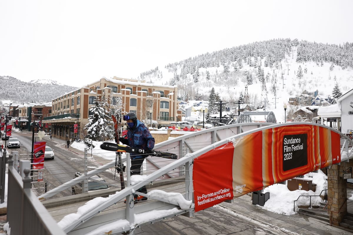 Sundance Film Festival in downtown Park City transforms Main Street.