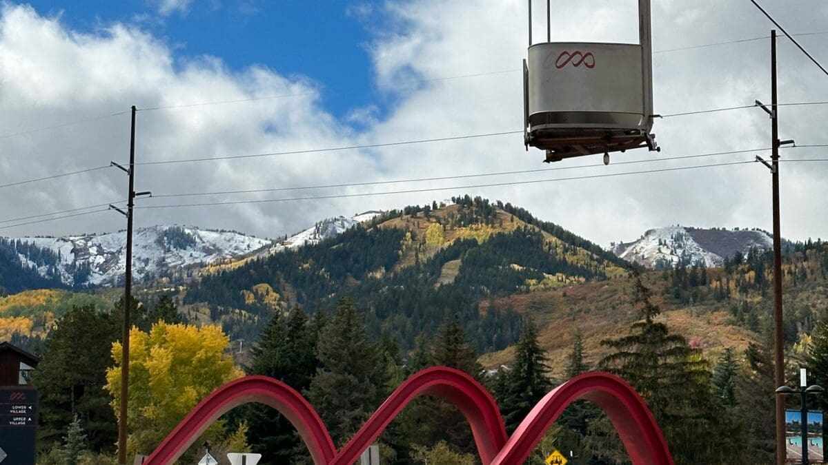 Canyons Village in fall