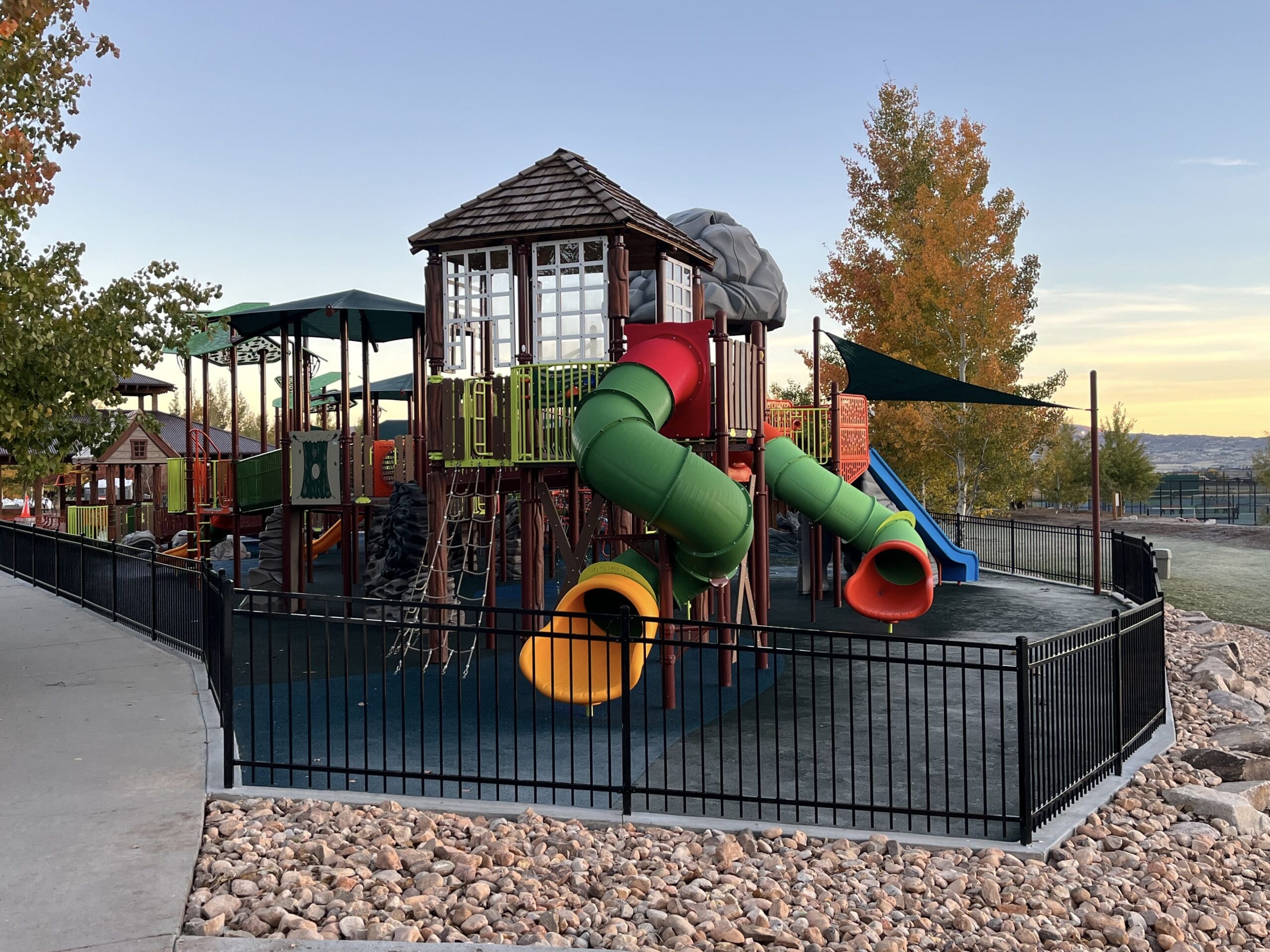 The new playground at Willow Creek Park is set for a grand opening on Tuesday, Oct. 17. Photo: TownLift