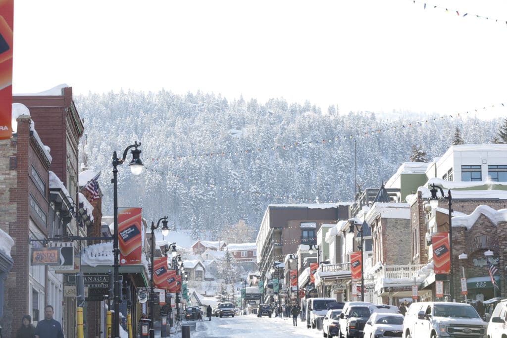 Main Street Park City during Sundance Film Festival