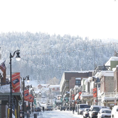 Main Street Park City during Sundance Film Festival.