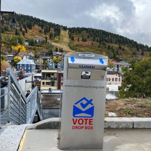 Park City Ballot Drop Box