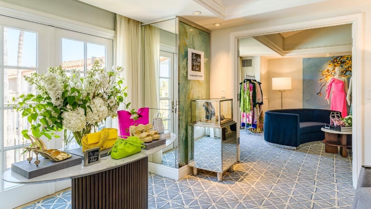 Saks Fifth Avenue's new In Residence concept will arrive at the St. Regis in Deer Valley this winter. The Fifth Avenue Club pictured is located inside the Ritz Carlton Laguna Niguel.