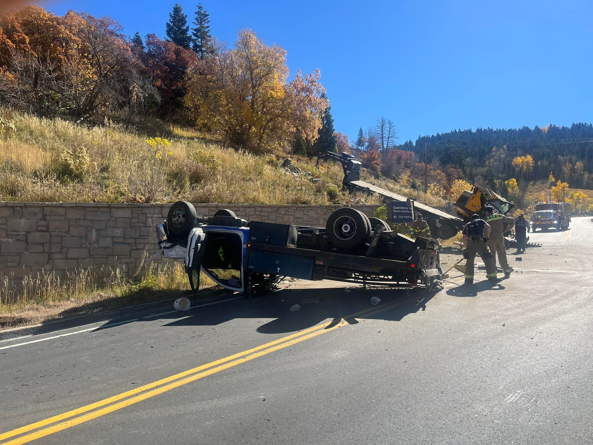 A passenger truck towing a trailer rolled on Hillside Ave and Marsace Ave. at approximately 12:15pm Oct. 20