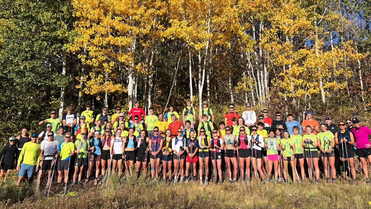 The Park City Ski & Snowboard cross country ski athletes in a training camp alongside one of their role models, Olympian Jesse Diggins in Park City. Diggins has announced her retirement at the end of the current season.