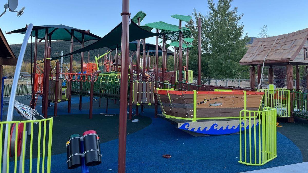 The new Willow Creek Park playground. Oct. 5, 2023.