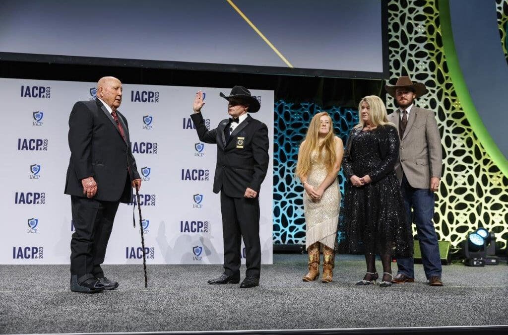 Chief Wade Carpenter of the PCPD was sworn in as IACP's first-ever President from Utah.