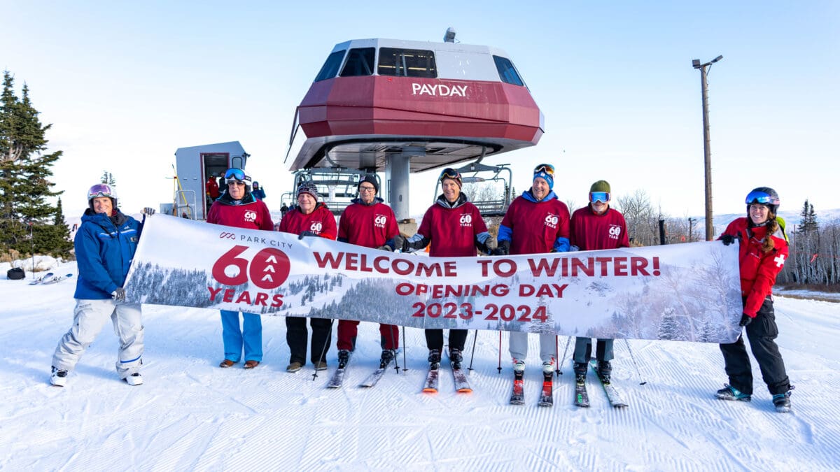 Park City Mountain opening day, Nov. 17 2023.