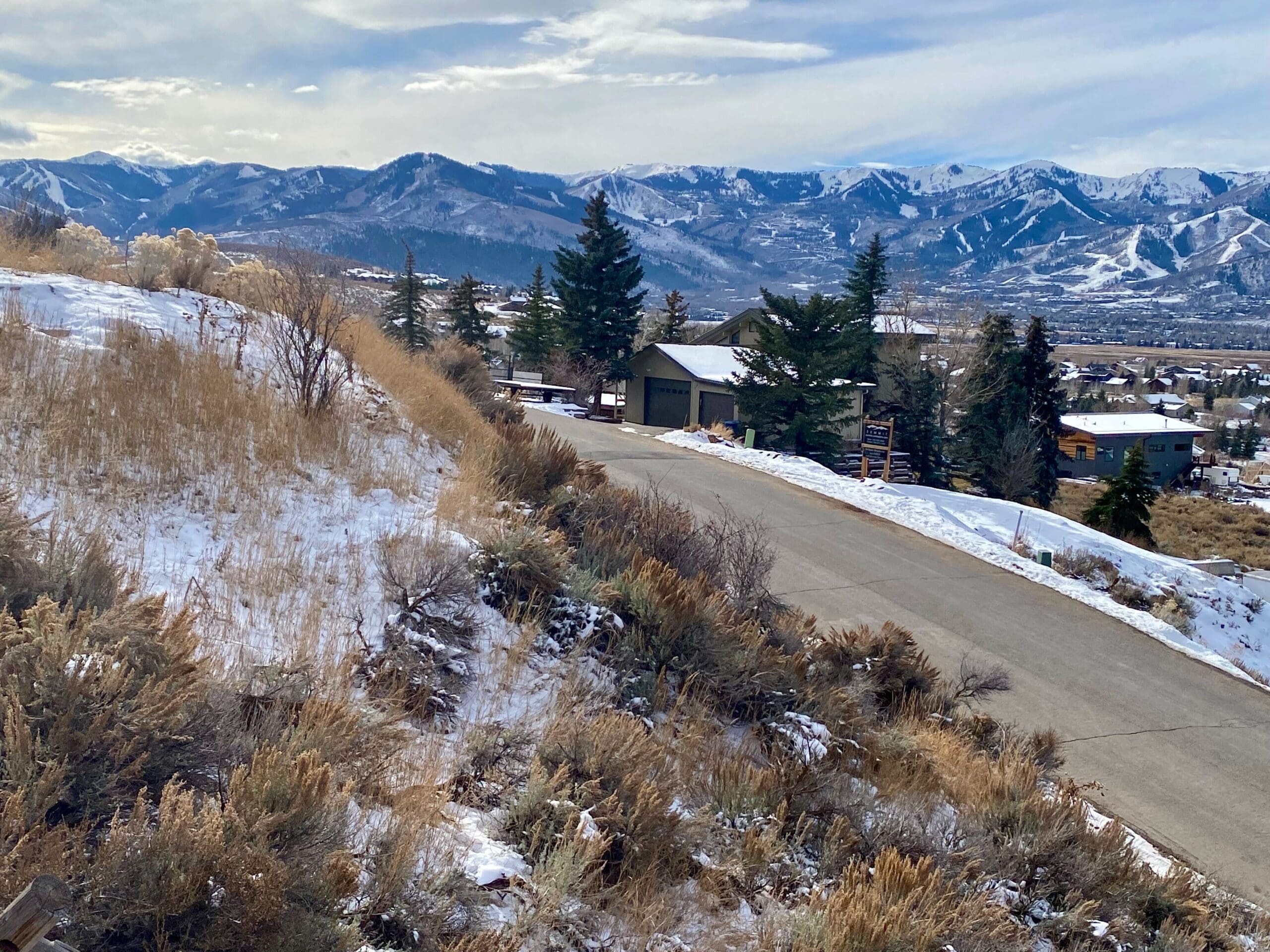 Mountain View Drive near Kimball Junction, Nov. 29, 2023.