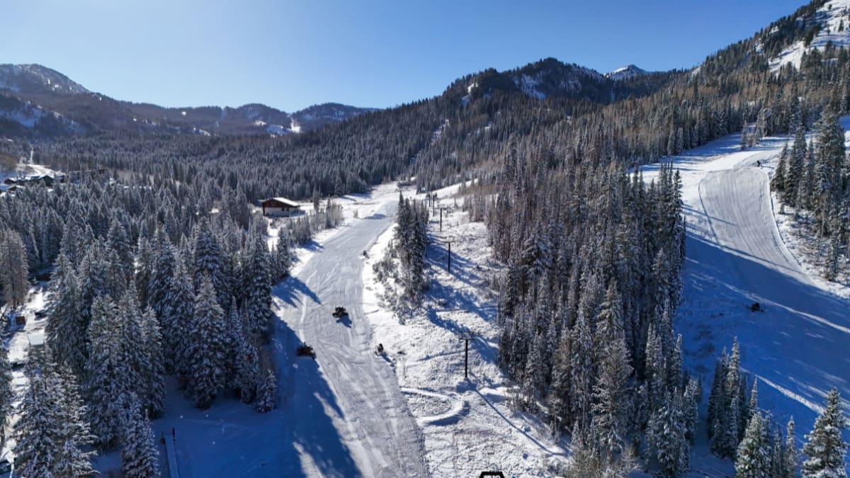 Photo of Link lift and Easy Street run at Solitude Mountain Resort.