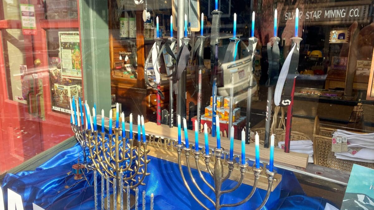 Menorah’s on display at the Park City Museum