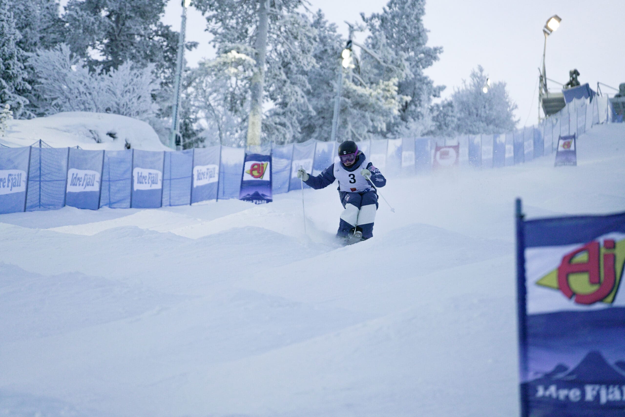 Moguls training - FIS Freestyle World Cup - Moguls - Idre Fjall (SWE) where Park City's Nick Page left with a second place finish.